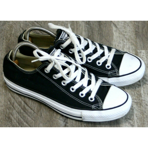 Converse Shoes - Converse Womens All Star Ox Black Sneakers Sz 8.5